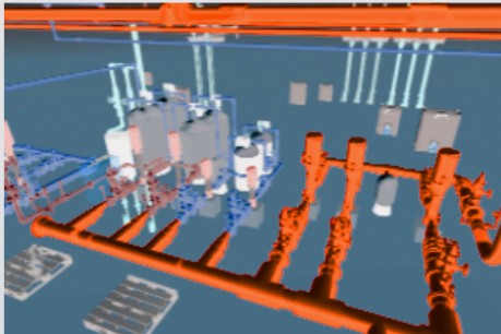 Modelo BIM de instalaciones sanitarias